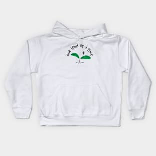 One seed at a time Kids Hoodie